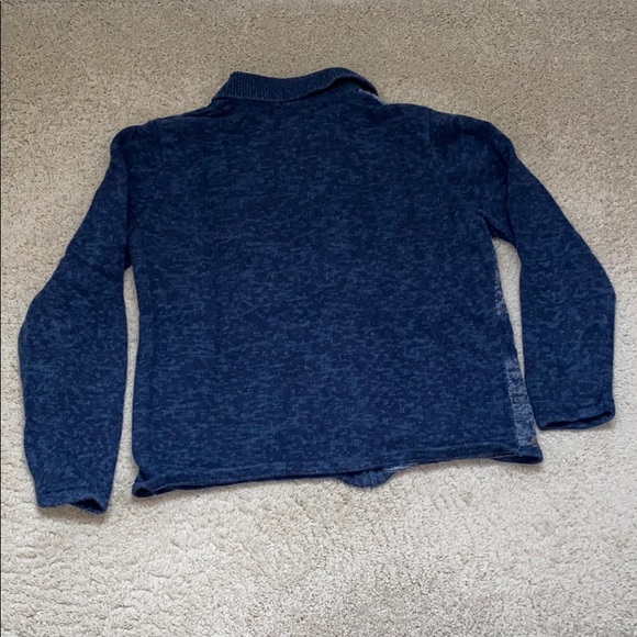 ❤️ Blue Vintage 🎄 Christmas Holiday Cardigan Sweater ❤️ - Picture 5 of 7